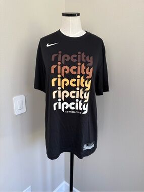 Nike Black Ripcity Trailblazers Tee